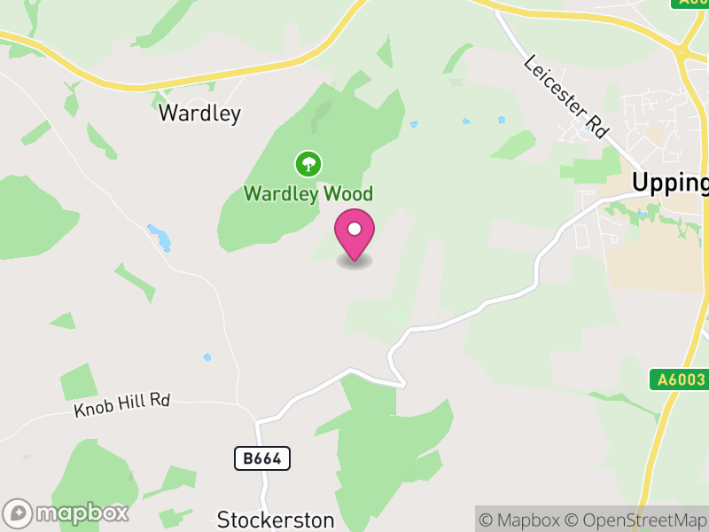 Map of Beaumont Chase, Rutland