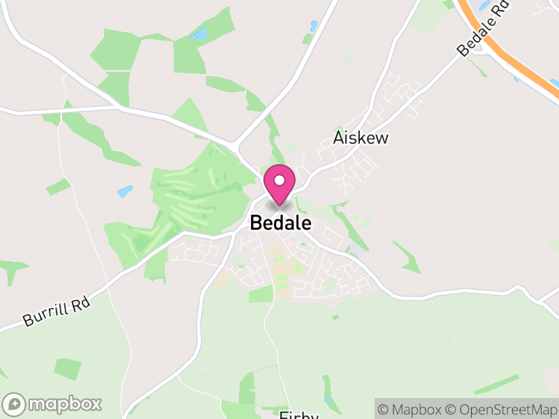 Map of Bedale, North Yorkshire