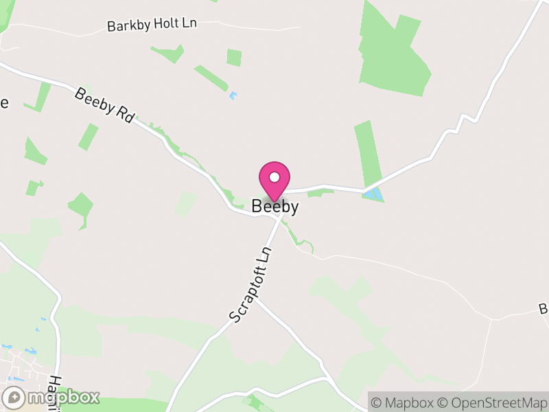 Map of Beeby, Charnwood