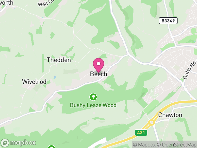 Map of Beech, East Hampshire