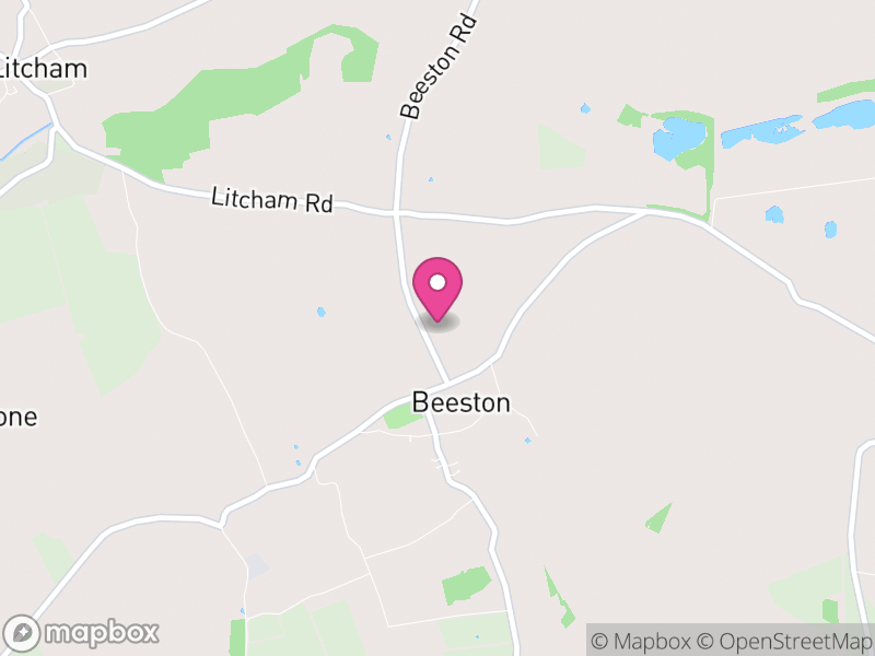 Map of Beeston with Bittering, Breckland