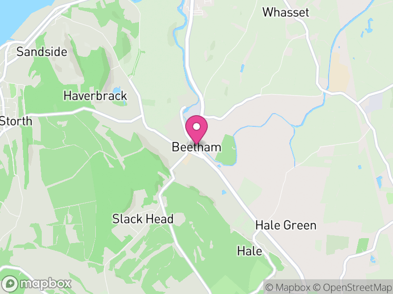 Map of Beetham, Westmorland and Furness