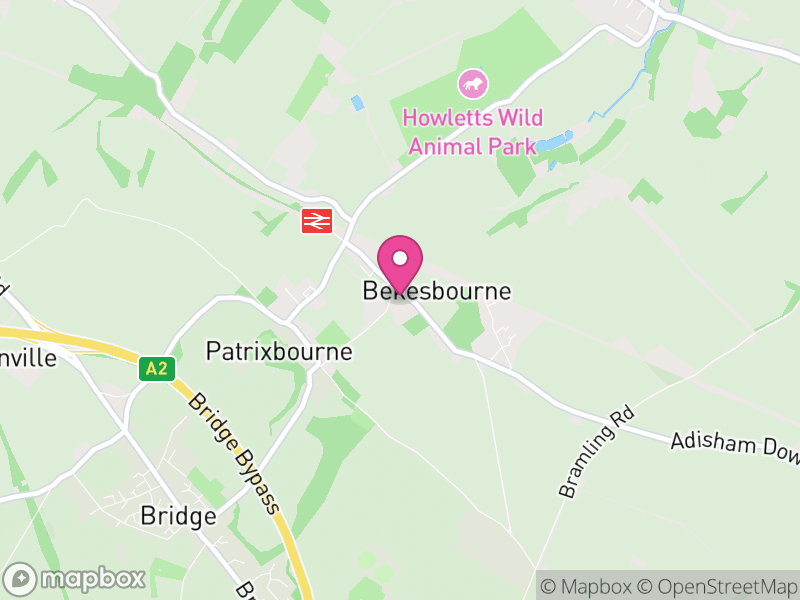 Map of Bekesbourne-with-Patrixbourne, Canterbury
