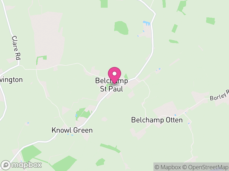 Map of Belchamp St. Paul, Braintree