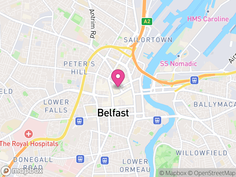 Map of Belfast