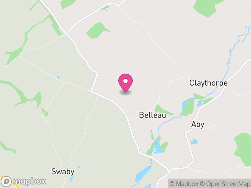 Map of Belleau, East Lindsey