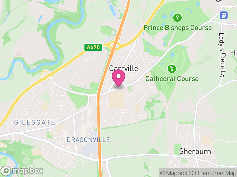 Map of Belmont, County Durham