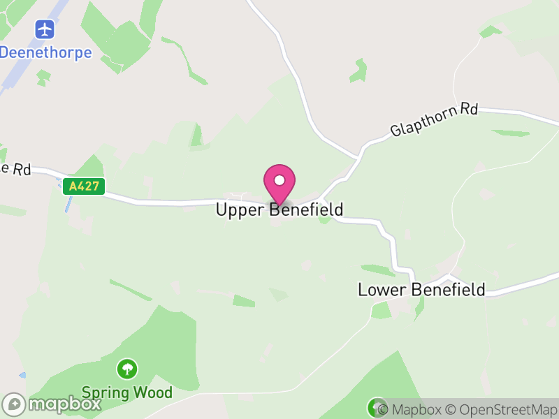 Map of Benefield, North Northamptonshire