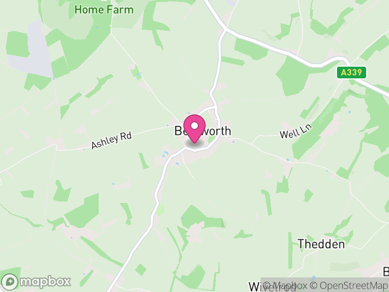 Map of Bentworth, East Hampshire