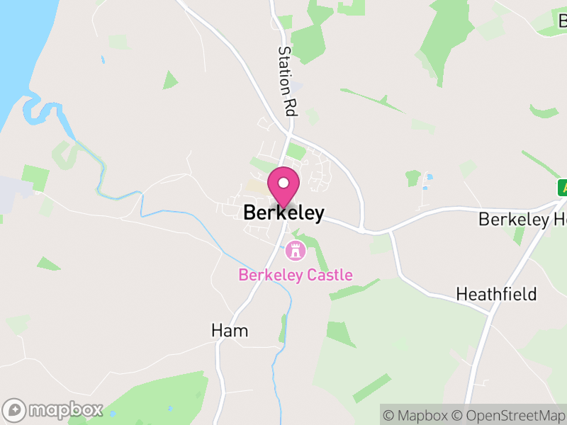 Map of Berkeley, Stroud