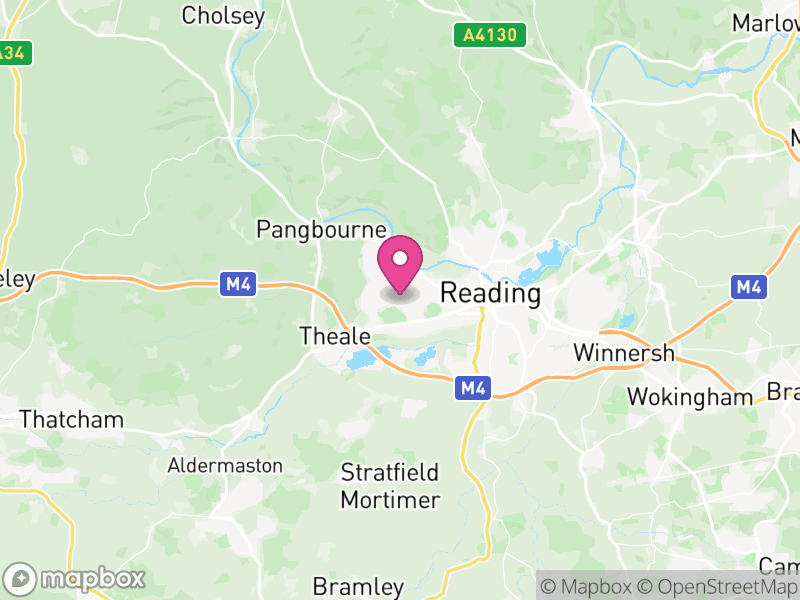 Map of Berkshire, England