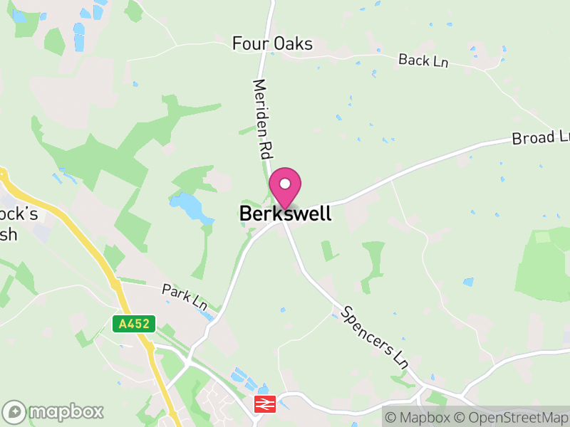 Map of Berkswell, Solihull