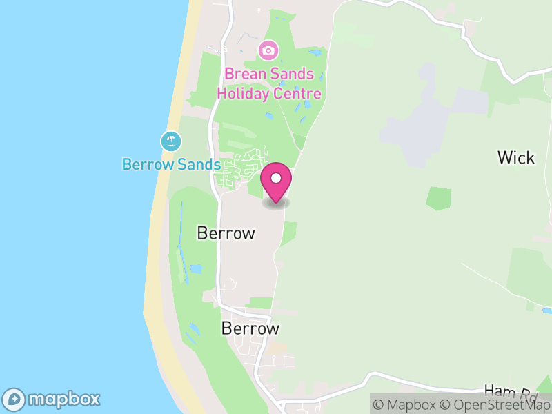 Map of Berrow, Somerset