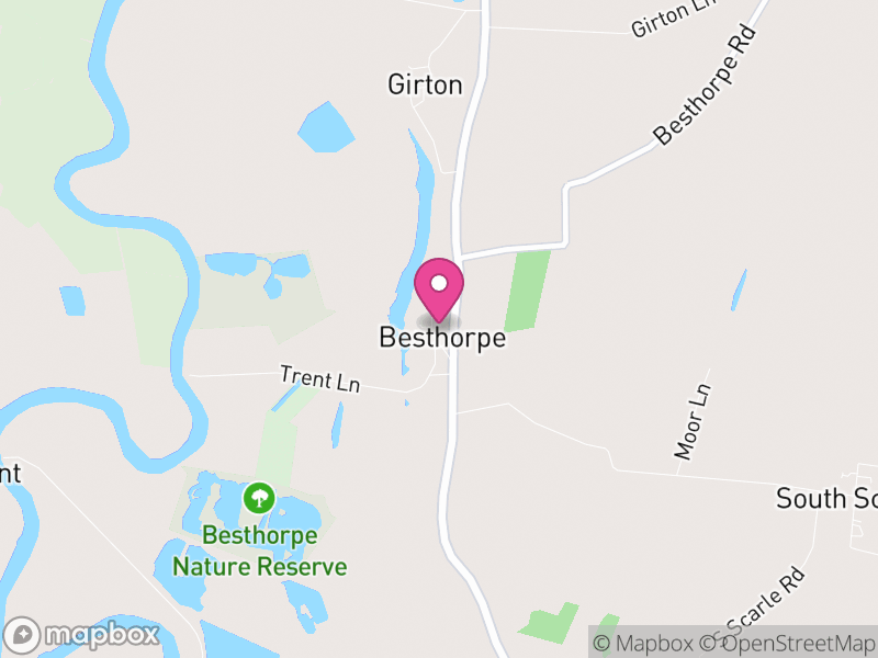 Map of Besthorpe, Newark and Sherwood