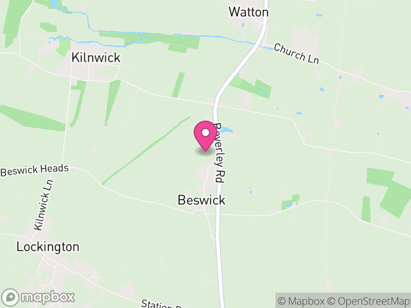 Map of Beswick, East Riding of Yorkshire