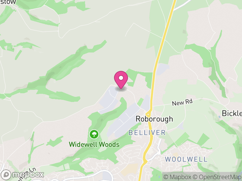 Map of Bickleigh, South Hams