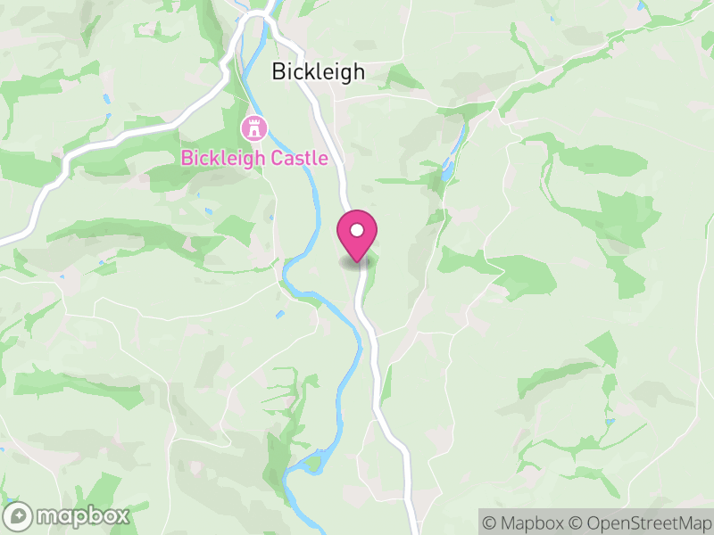 Map of Bickleigh, Mid Devon
