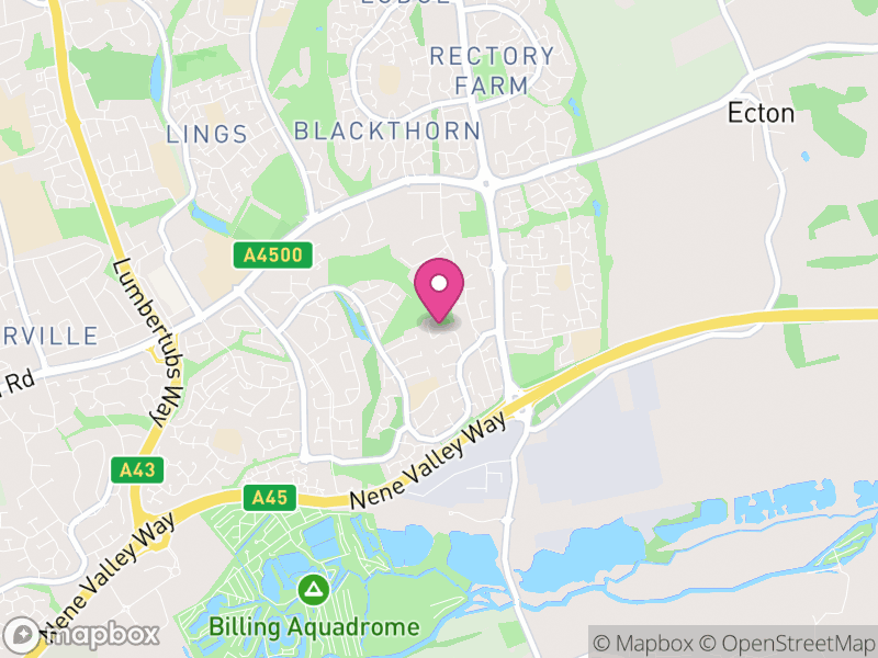 Map of Billing, West Northamptonshire