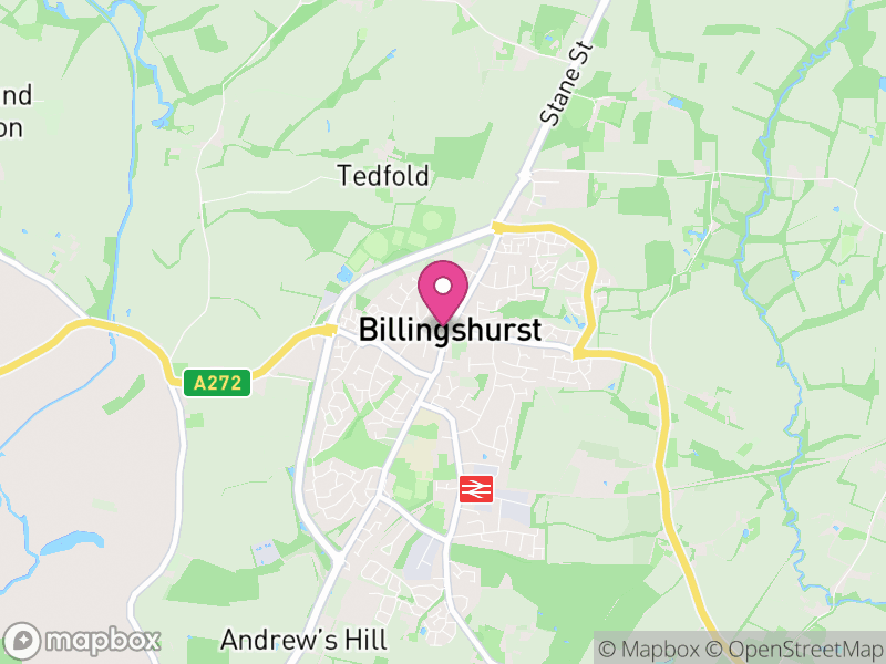 Map of Billingshurst, Horsham