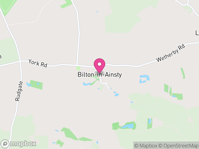 Map of Bilton-in-Ainsty with Bickerton, North Yorkshire