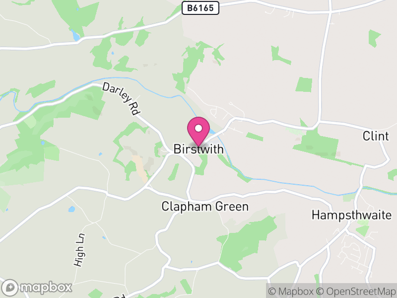 Map of Birstwith, North Yorkshire