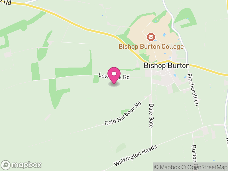 Map of Bishop Burton, East Riding of Yorkshire