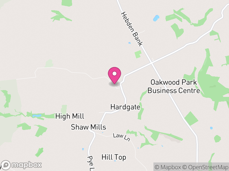 Map of Bishop Thornton, North Yorkshire