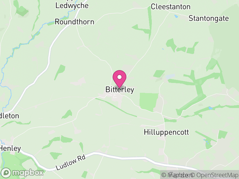 Map of Bitterley, England