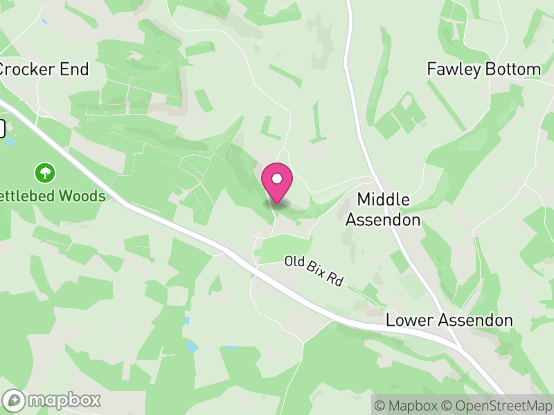 Map of Bix and Assendon, South Oxfordshire