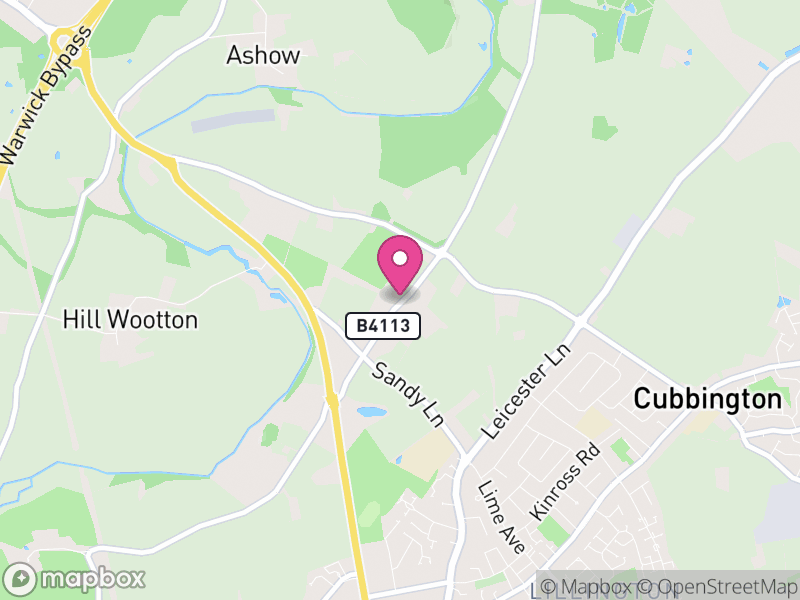 Map of Blackdown, Warwick