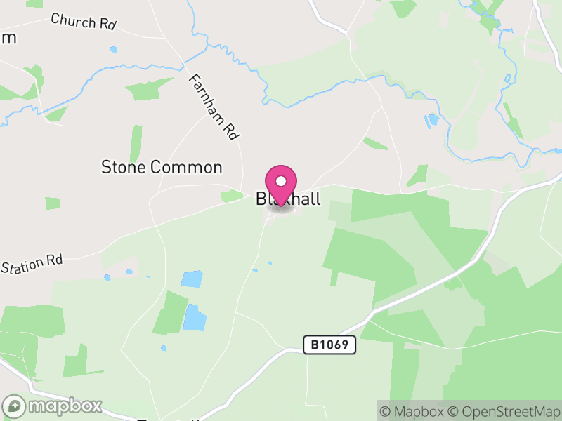 Map of Blaxhall, East Suffolk