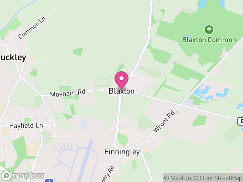 Map of Blaxton, Doncaster