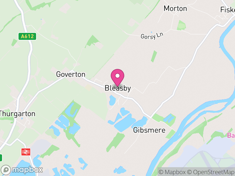 Map of Bleasby, Newark and Sherwood