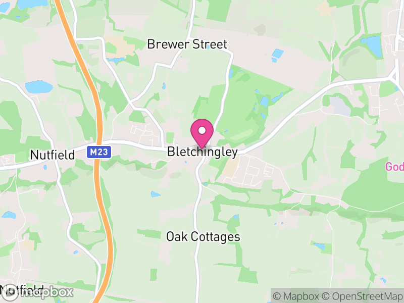 Map of Bletchingley, Tandridge