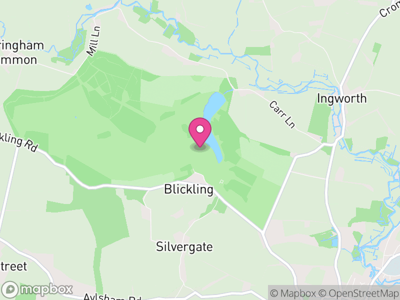 Map of Blickling, Broadland