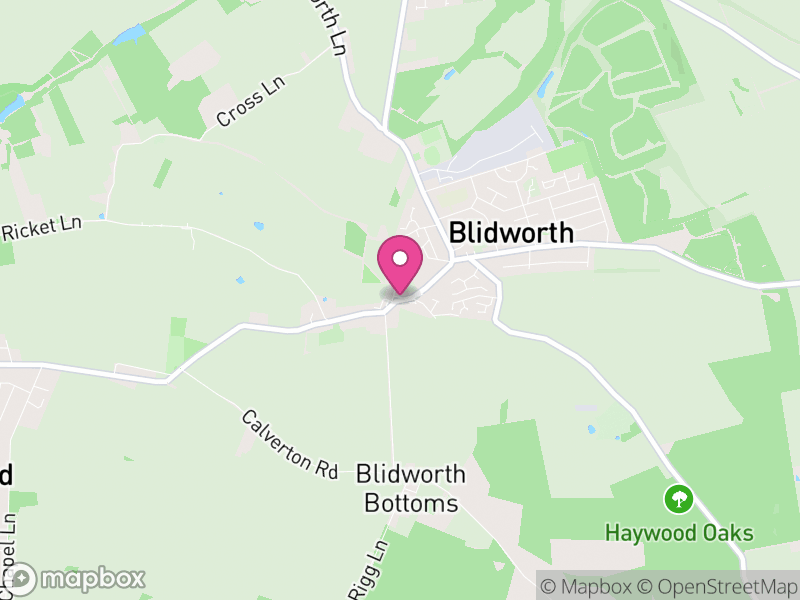 Map of Blidworth