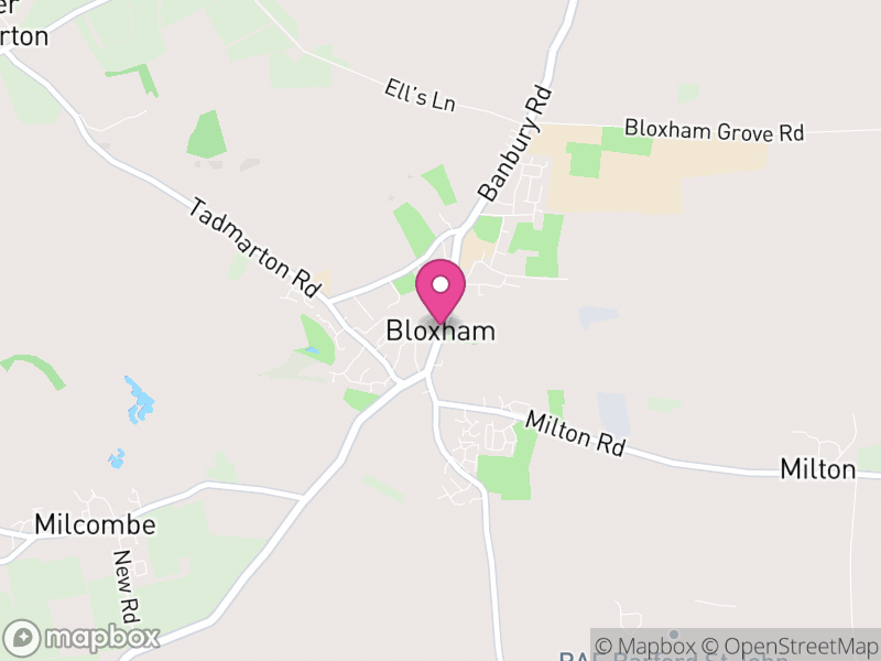Map of Bloxham, Cherwell