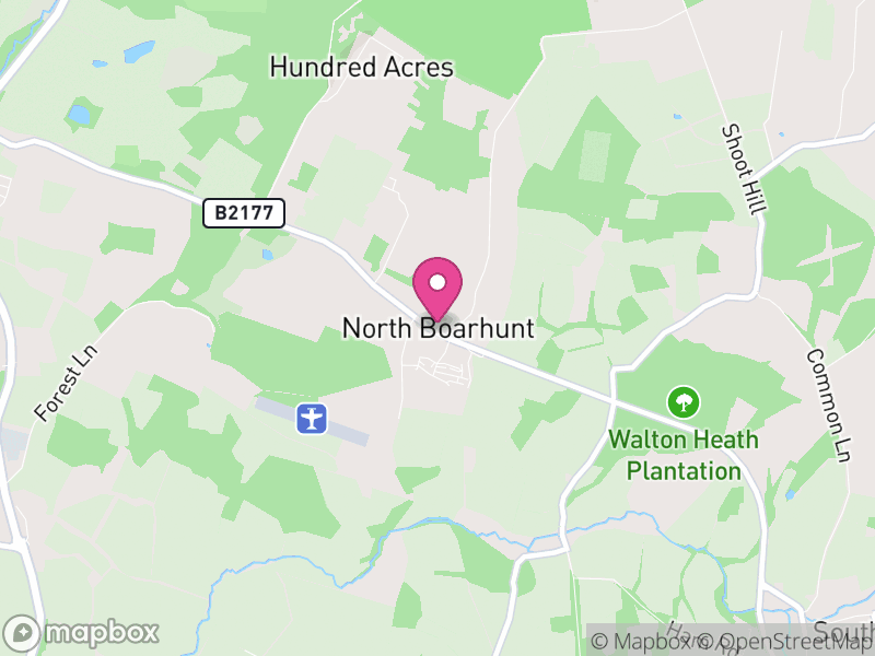 Map of Boarhunt, Winchester