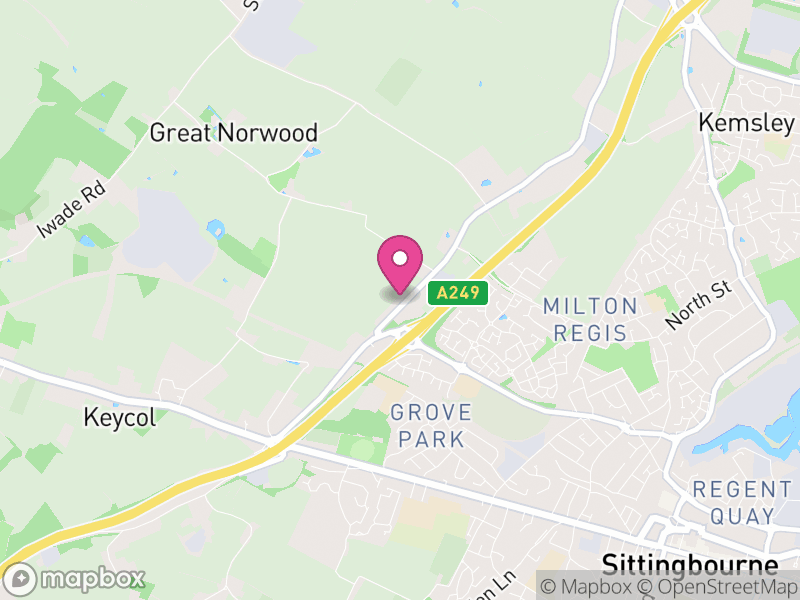 Map of Bobbing, Swale