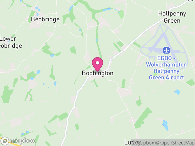 Map of Bobbington, South Staffordshire