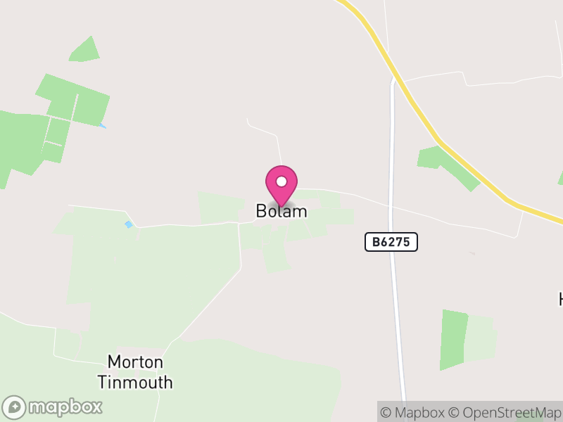 Map of Bolam, County Durham