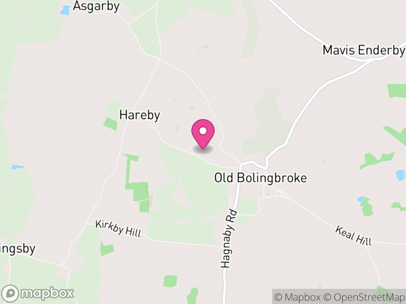Map of Bolingbroke, East Lindsey