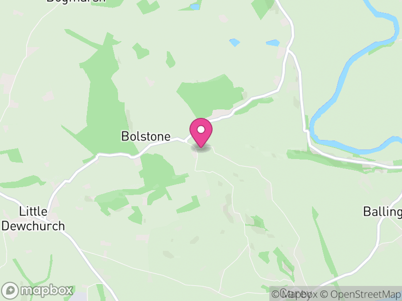 Map of Bolstone, Herefordshire
