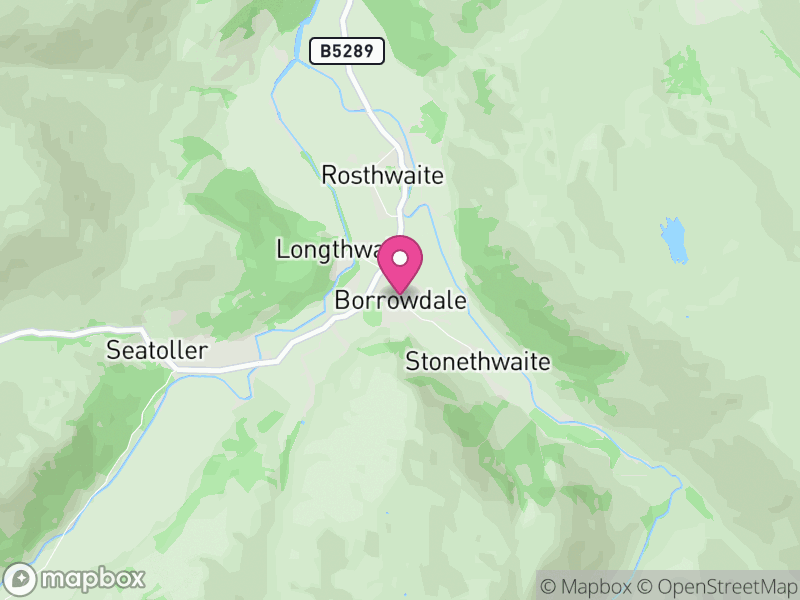 Map of Borrowdale, Cumberland