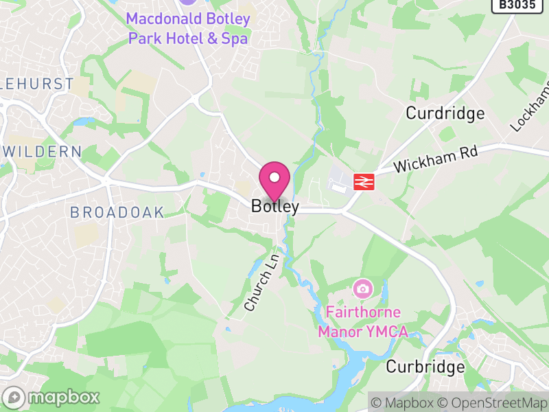 Map of Botley, Eastleigh