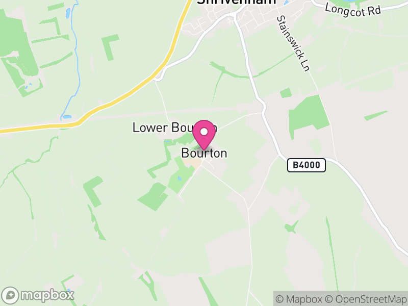 Map of Bourton, Vale of White Horse