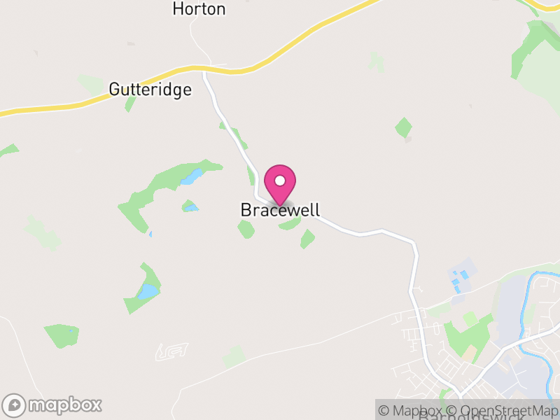 Map of Bracewell and Brogden, Pendle