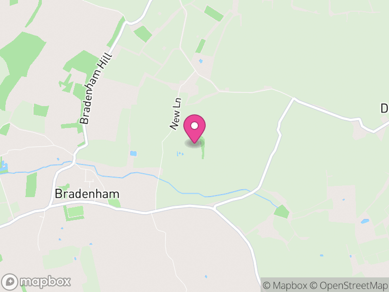 Map of Bradenham, Breckland