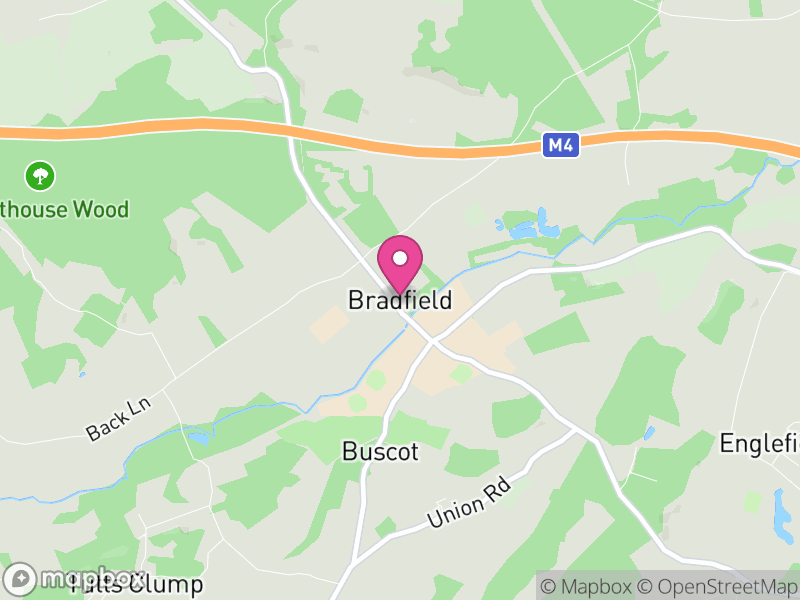 Map of Bradfield, West Berkshire