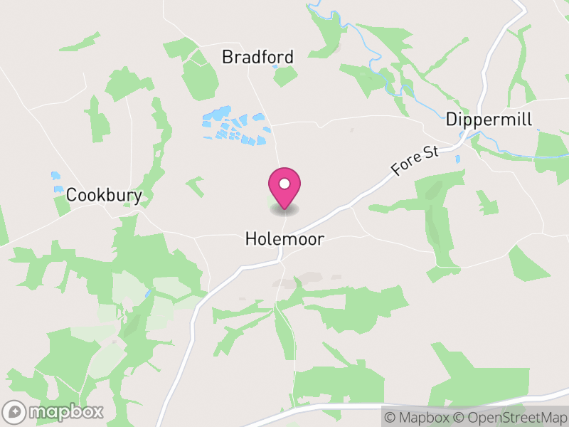 Map of Bradford, Torridge